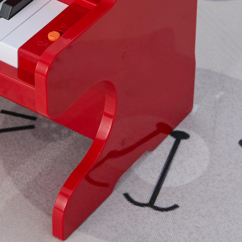 Mini Pianoforte Giocattolo per Bambini 25 Tasti in ABS  Rosso