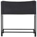 Portalegna per Camino 122x35x123 cm in Acciaio con Copertura  Nero