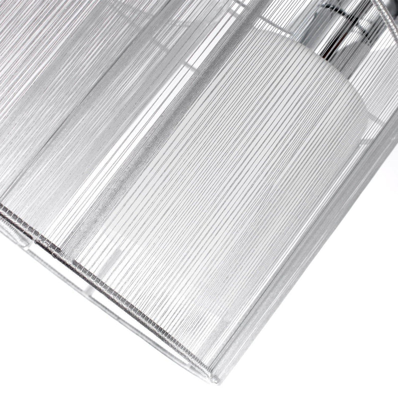 Lampadario a Incasso Ø35x25 cm con 2 Paralumi in Metallo 