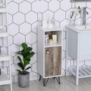 Mobiletto da Bagno 31,5x30x91,5 cm in Legno  Bianco