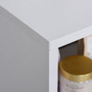 Mobiletto da Bagno 31,5x30x91,5 cm in Legno  Bianco