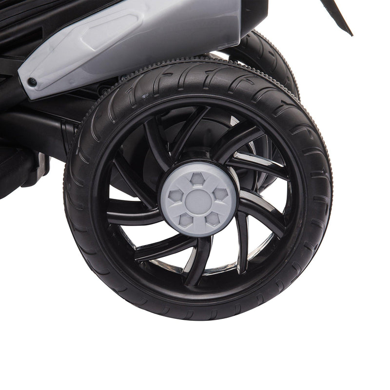 Moto Elettrica per Bambini 6V  Nera e Rossa