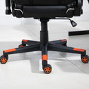 Sedia da Gaming Ergonomica 72x54x126-136 cm in PVC  Nera e Arancione