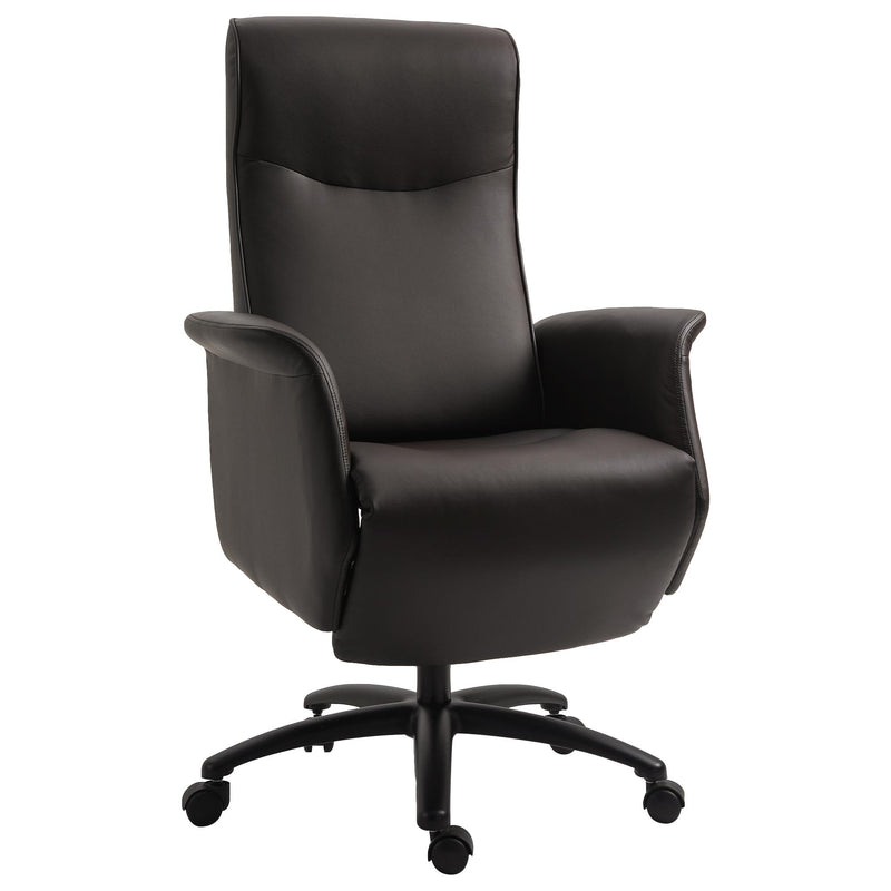 Sedia Poltrona Direzionale da Ufficio in Similpelle  Marrone