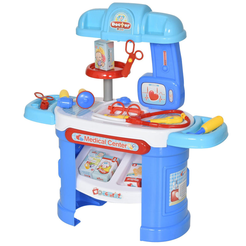 Postazione Dentista Giocattolo per Bambini con 26 Accessori 