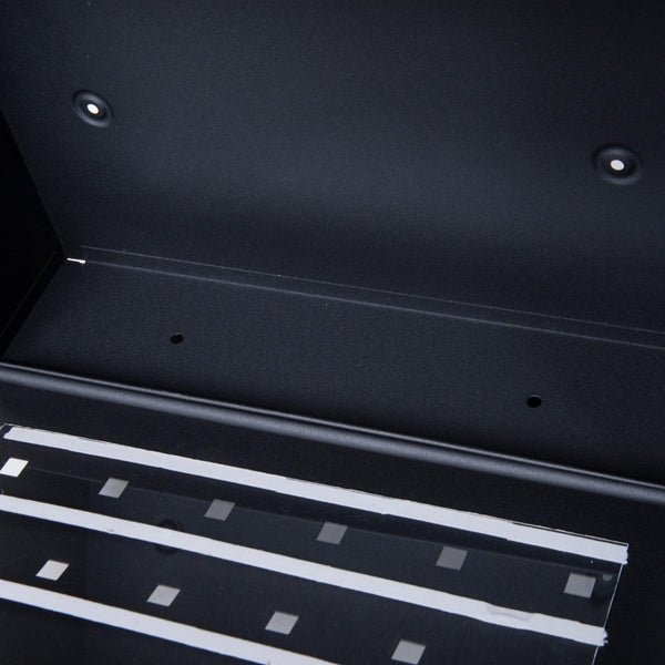 Boîte aux Lettres Murale 35x9,5x44,5 cm en Acier Noir sconto