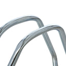 Set 5 Rastrellieri Portabici 29x32,5x8,2 cm in Acciaio Zincato 