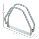 Set 5 Rastrellieri Portabici 29x32,5x8,2 cm in Acciaio Zincato 