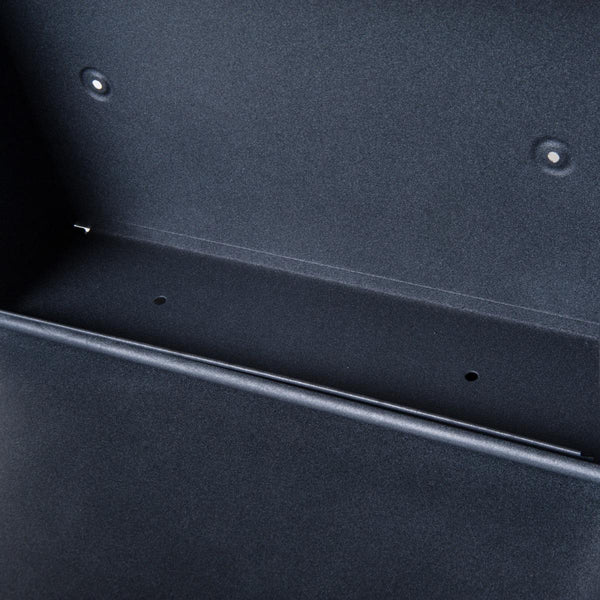 Boîte aux Lettres Murale 35x9,5x44,5 cm en Acier Noir sconto