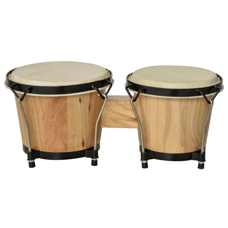 Bongo Set 7" e 8" in Legno con Custodia 