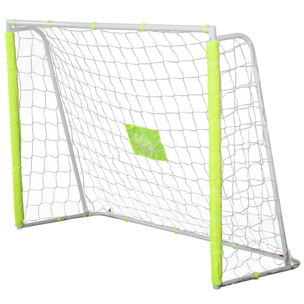 online But de Football Portable avec Filet 186x62x123 cm Blanc