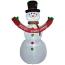 Pupazzo di Neve Gonfiabile H243 cm con Luci a LED 