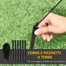 Pupazzo di Neve Gonfiabile H243 cm con Luci a LED 