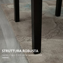 Sedia Imbottita 45x59,5x98 cm in Lino  Grigia