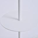 Lampada da Terra con Paralume E27 con Ripiano  Bianca