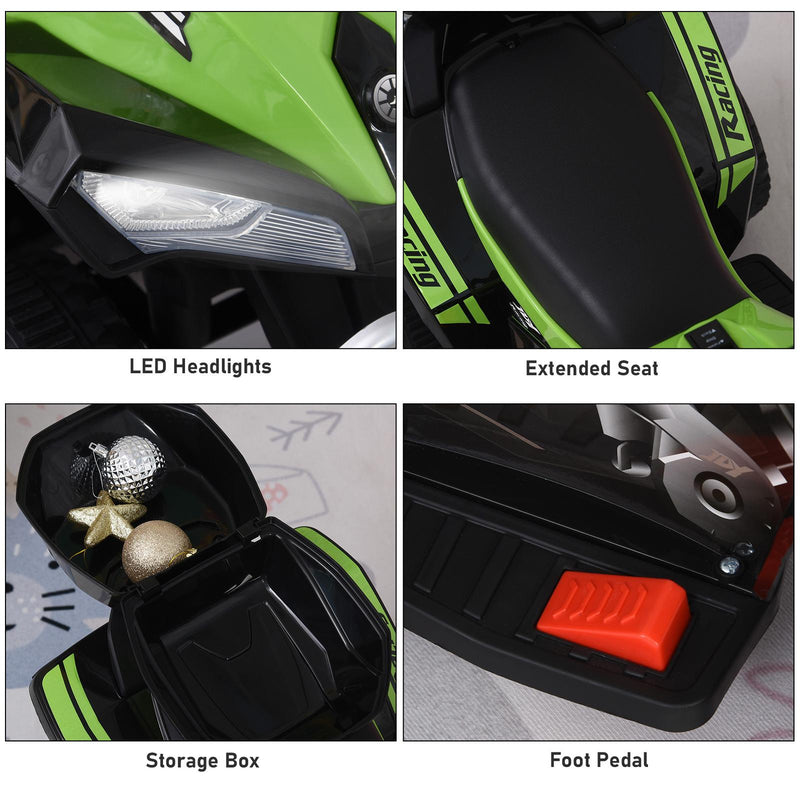 Quad Elettrico per Bambini 6V  Race Verde