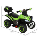 Quad Elettrico per Bambini 6V  Race Verde