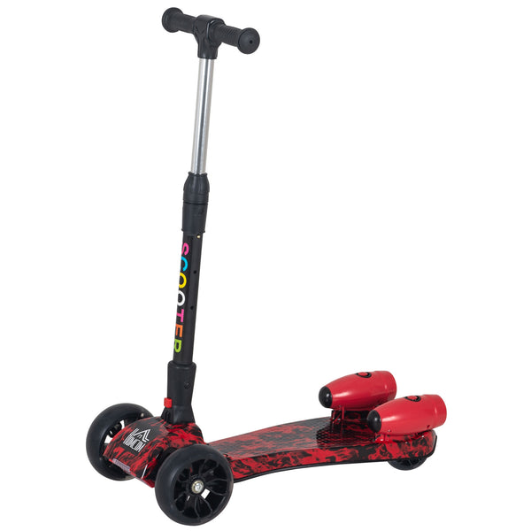 Trottinette Pliante 3 Roues pour Enfants Max 50 Kg Rouge acquista
