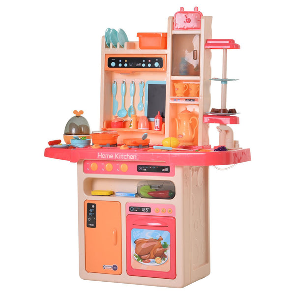 online Cuisine jouet pour enfants 71x28,5x93,5 cm avec accessoires roses