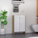 Mobile Armadietto 2 Ante 60x25x90 cm in Truciolare  Bianco