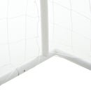 Porta da Calcio Portatile con Rete 180x62x121 cm  Bianca