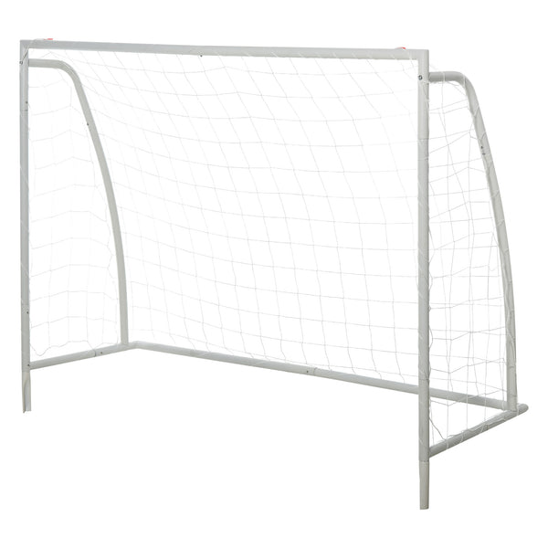 acquista But de Football Portable avec Filet 180x62x121 cm Blanc