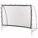 Porta da Calcio Portatile con Rete 180x62x121 cm  Bianca