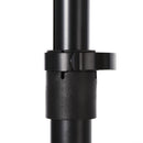 Cavalletto Portabici Verticale 2 Posti Max 100 Kg in Alluminio e Acciaio  Nero