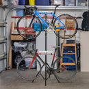 Cavalletto Portabici Verticale 2 Posti Max 100 Kg in Alluminio e Acciaio  Nero