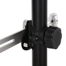 Cavalletto Portabici Verticale 2 Posti Max 100 Kg in Alluminio e Acciaio  Nero