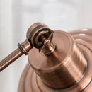 Lampada da Terra con Paralume E27 in Metallo  Bronzo