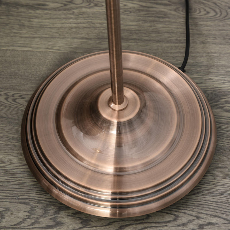 Lampada da Terra con Paralume E27 in Metallo  Bronzo