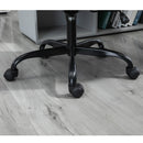 Sedia Poltrona Direzionale da Ufficio in PVC e Tessuto Oxford  Nera