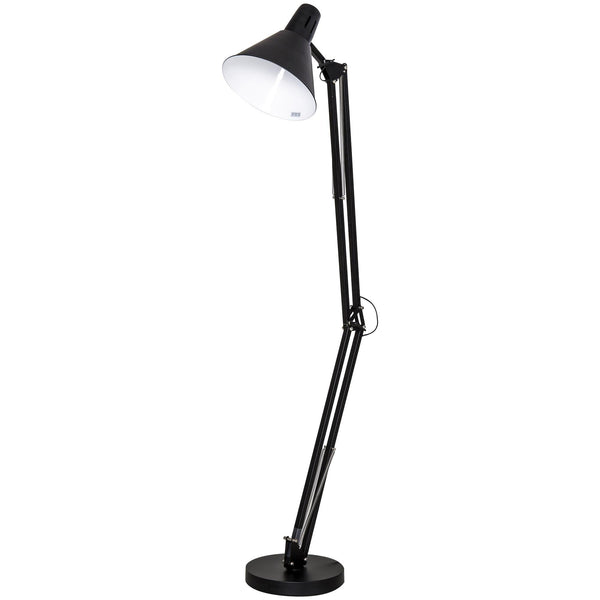online Lampadaire avec Abat-jour E27 63x31,5x91-182 cm en Métal Noir
