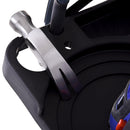 Scala Telescopica Estensibile 4+4 Gradini con Vassoio Porta Oggetti  Nera e Rossa