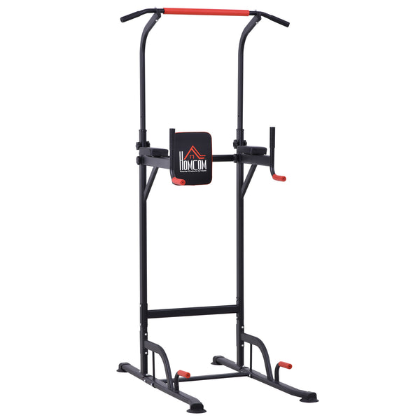Station Multifonction pour Traction Abdominale Lifting Push-ups Noir et Rouge acquista