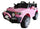 Voiture électrique pour enfants 2 places 12V Jepsen Off-Road 4x4 Rose