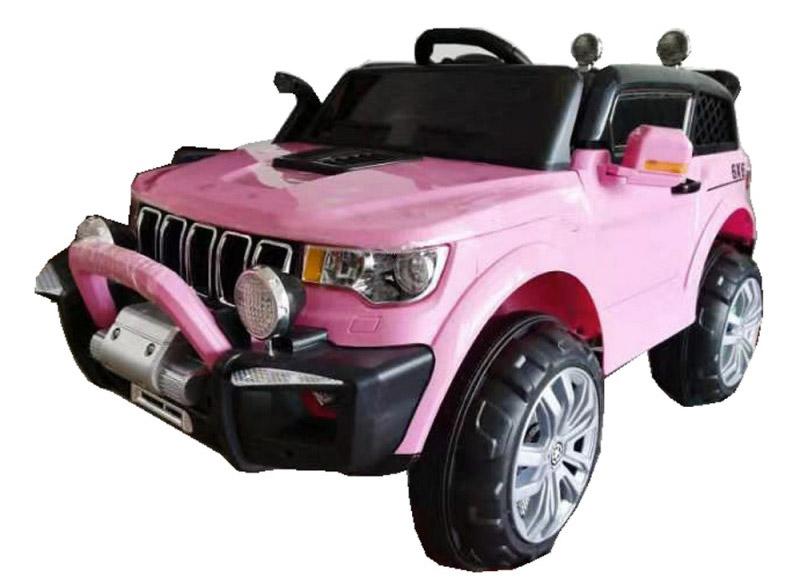 Macchina Elettrica per Bambini 2 Posti 12V Jepsen Fuoristrada 4x4 Rosa