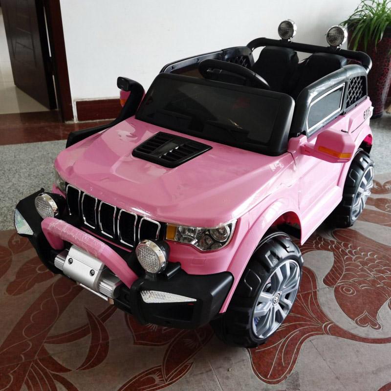 Macchina Elettrica per Bambini 2 Posti 12V Jepsen Fuoristrada 4x4 Rosa