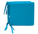 Set 2 Cuscini per Sedia da Giardino 45x45x5 cm in Dralon Allegro Turchese 
