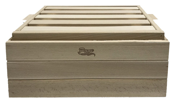 online Boîte à Pain avec Planche à Découper 15x26x36 cm en Bois Naturel