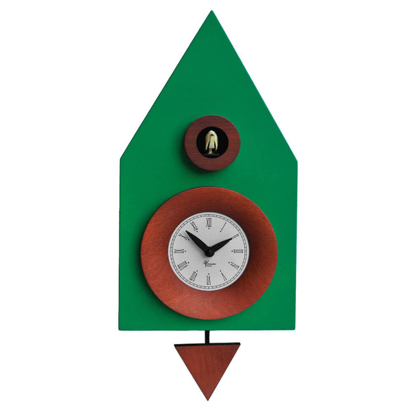 Horloge Coucou Murale 20X36X13Cm Pirondini Italia Vert Foncé Traffico online