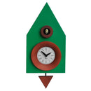 Orologio a Cucù da Parete 20X36X13Cm Pirondini Italia Dark Verde Traffico