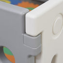 Box Recinto Attività per Bambini 190x150x64 cm  Grigio e Bianco