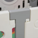 Box Recinto Attività per Bambini 190x150x64 cm  Grigio e Bianco