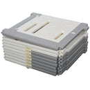 Box Recinto Attività per Bambini 190x150x64 cm  Grigio e Bianco