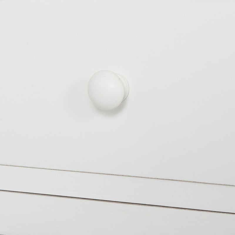 Set 2 Comodini 1 Cassetto 1 Antina in Legno  bianco