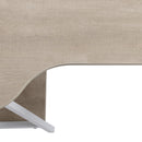 Scrivania da Ufficio 2 Mensole 120x60x76 cm 