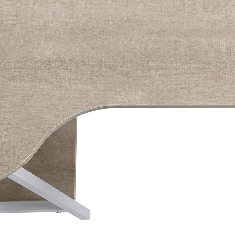 Scrivania da Ufficio 2 Mensole 120x60x76 cm 