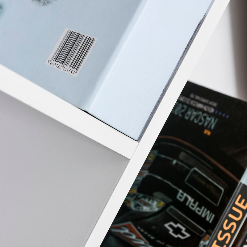 Libreria ad Albero 50x28x142 cm 10 Ripiani  Bianca